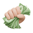 Mano con dinero